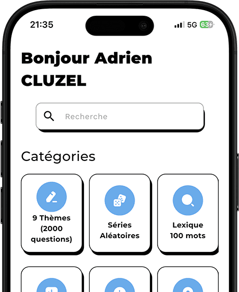 Aperçu de l'application